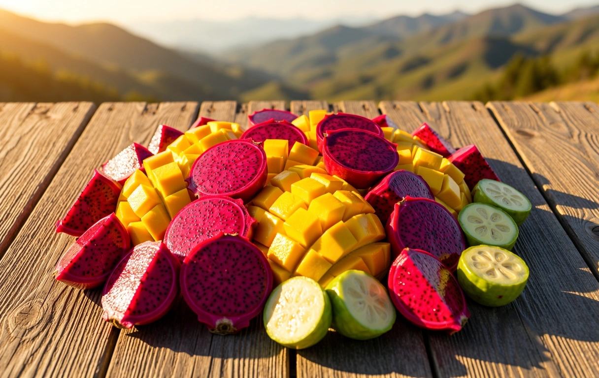 Abundancia de frutas colombianas