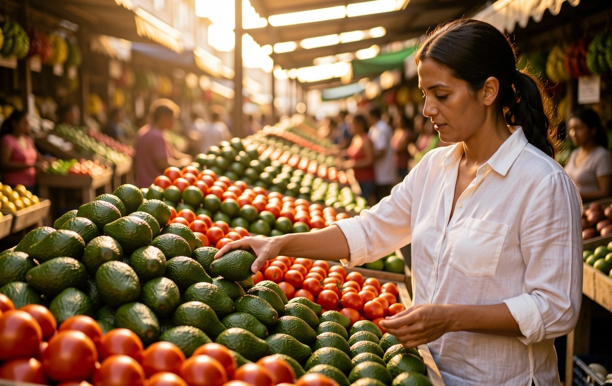 Visita al mercado local